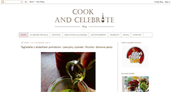 Desktop Screenshot of cookandcelebrate.com