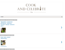 Tablet Screenshot of cookandcelebrate.com